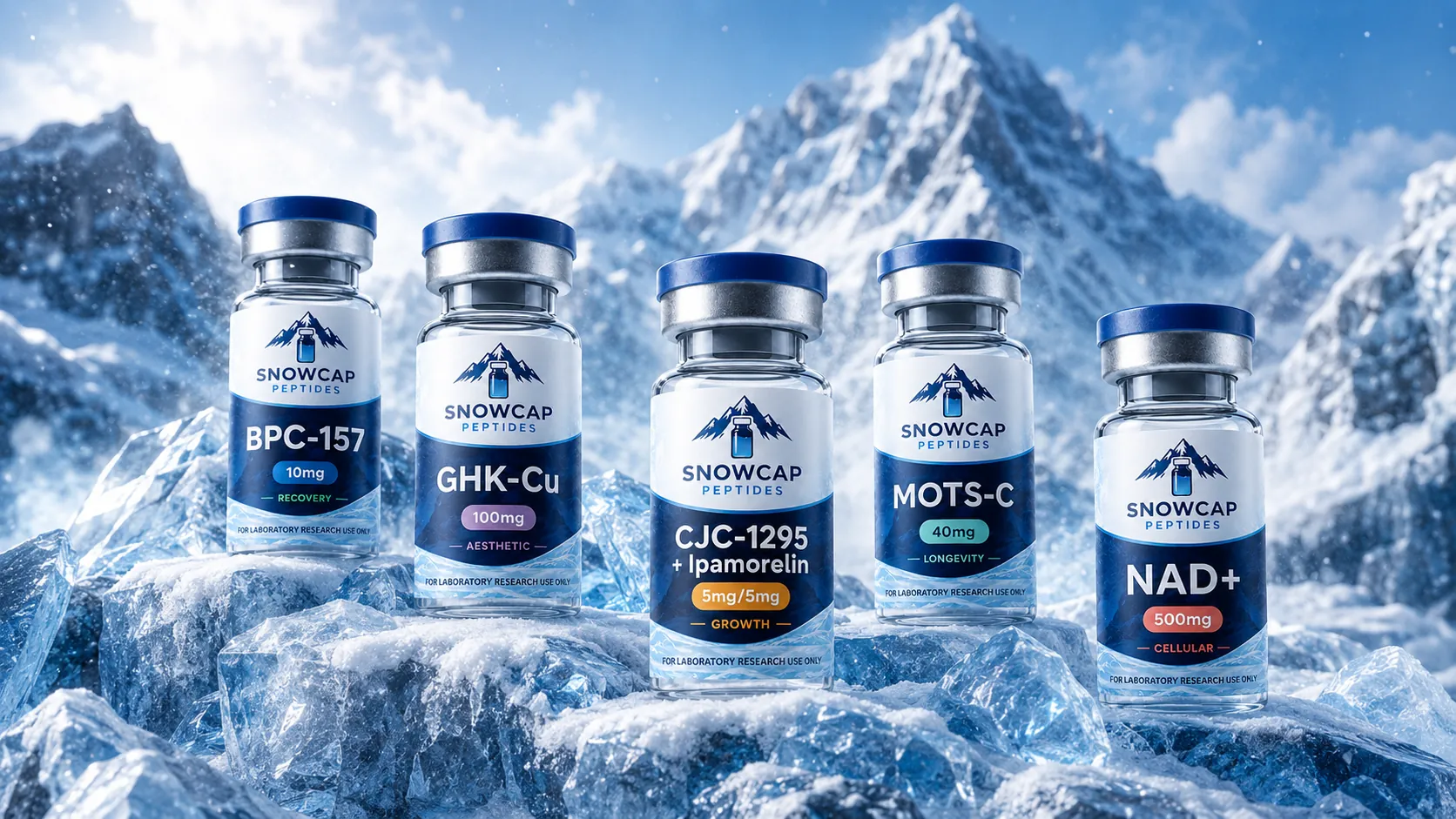 The Snowcap Peptides collection